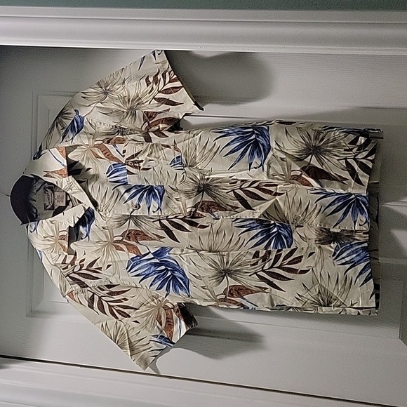 Calypso Joe Men’s Hawaiian Short Sleeve Button Front Shirt Size Med - Picture 10 of 10